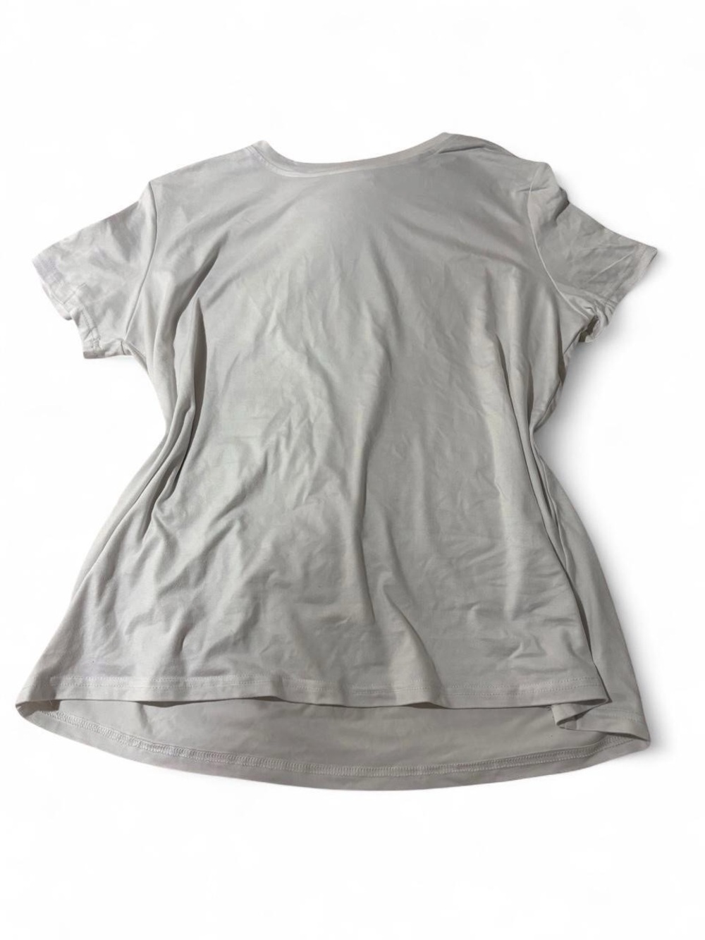 Target Womens Short Sleeve Scoop Tee - Light Gray